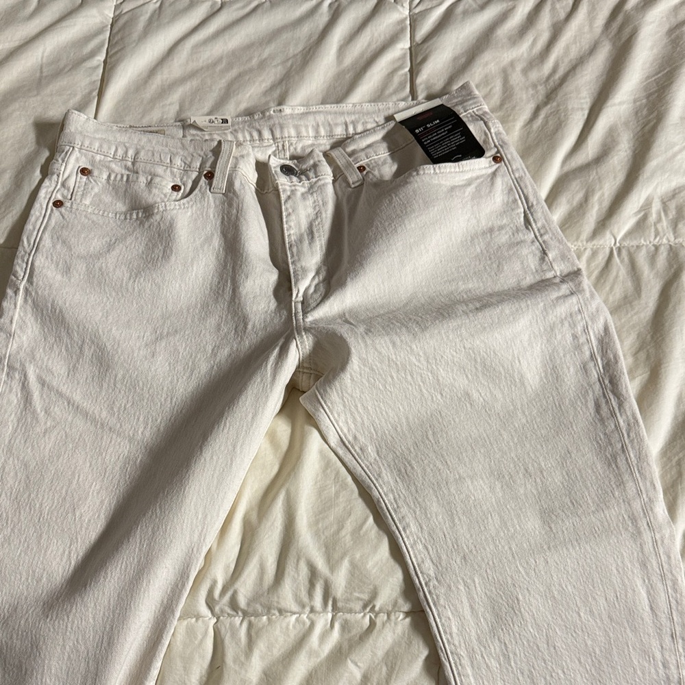 Levi's Cream 511 Slim Fit Jeans new with tags